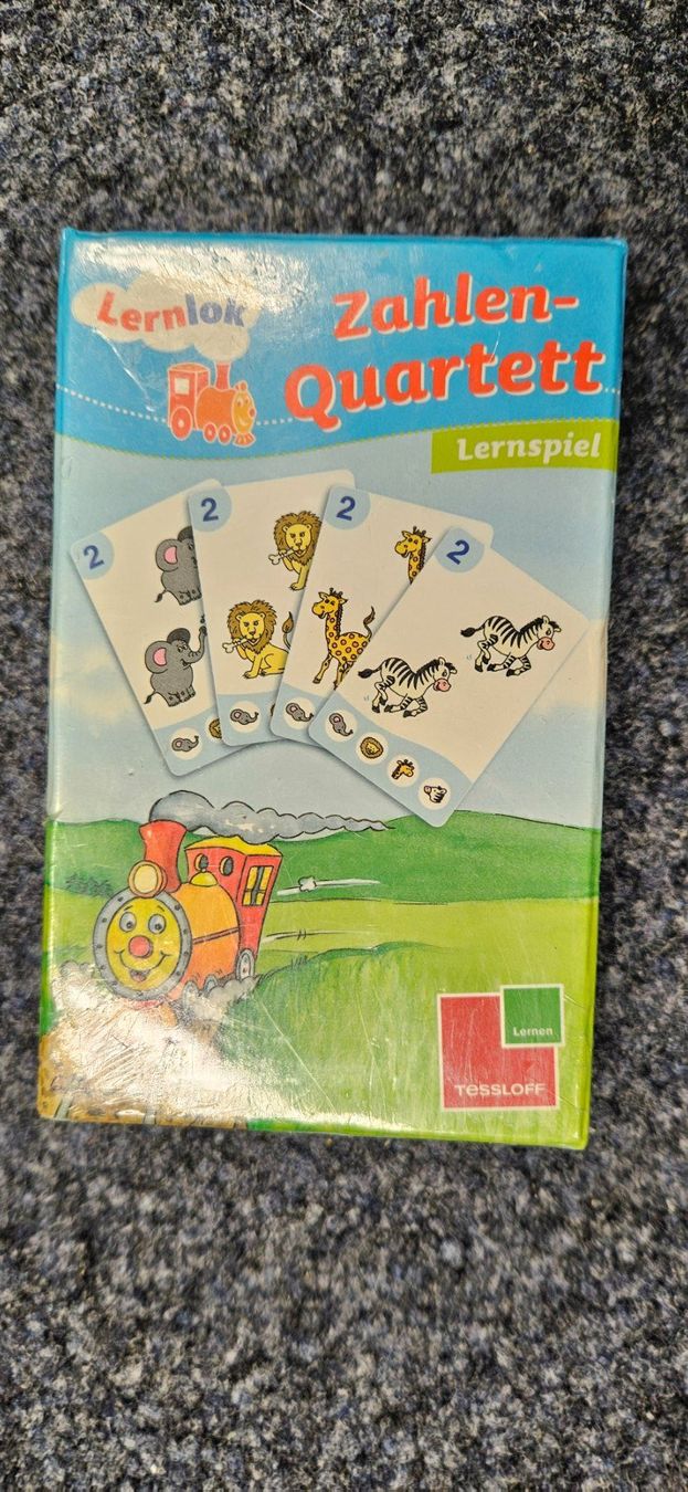 Spiele: Zahlenquartett Lernspiel NEU – Neu und originalverpackt aus Balgach von silvia2030
