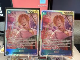 One Piece Karte - Holo Sanji 2x