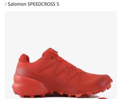Salomon Speedcross 5 rot neuwertig