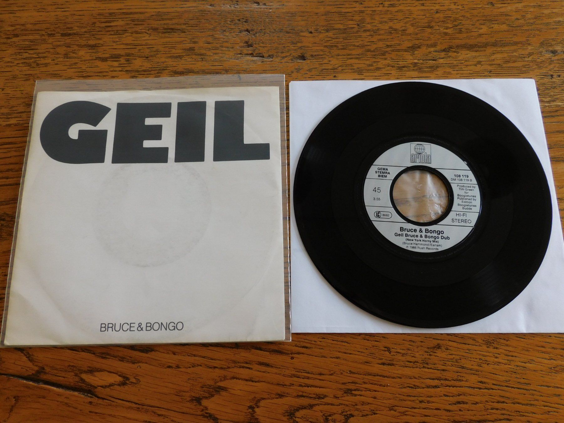 Schallplatten: Bruce & Bongo ‎– Geil – Gebraucht aus Emmenbrücke von lamorak