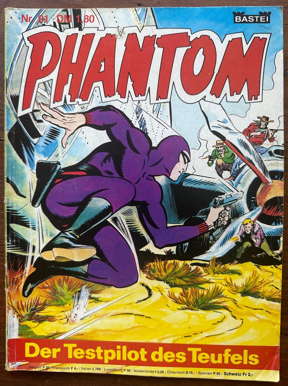 Fumetti: Phantom Nr. 91  DM 1.80, hunderte Comics ab 1.- – Usato da Seltisberg venduto da quadartswiss