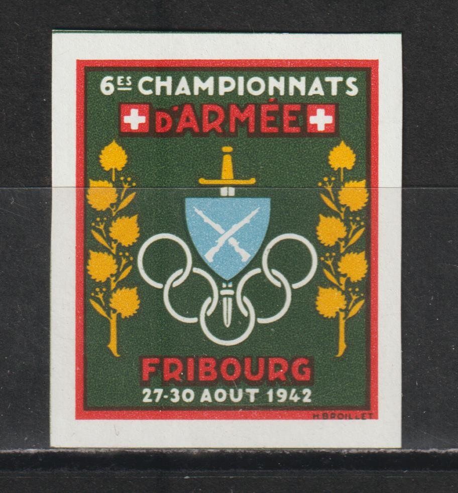 Tutti i francobolli: Armeemeisterschaften Nr. 46/2 ** – Usato da Siebnen venduto da Fstaehli