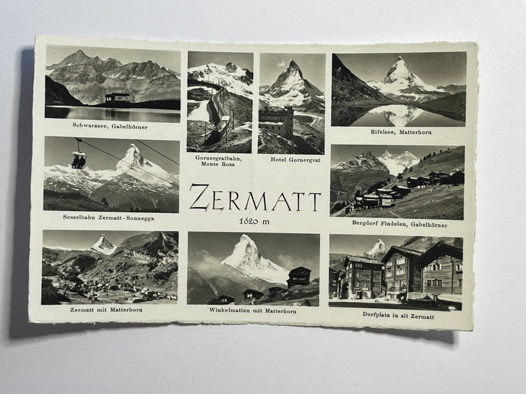 Cartoline postali: Zermatt -- 9 Ansichten – Usato da Steg VS venduto da _vinci_