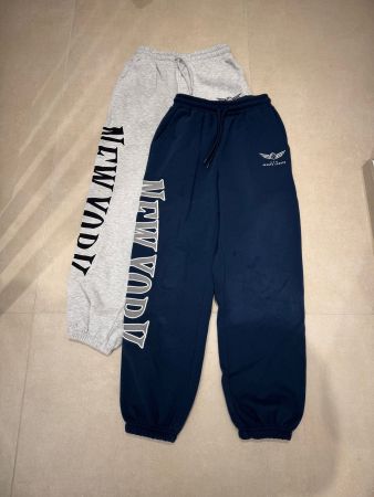 2 Paar Damen Freizeithosen in Grau und Navy in XS