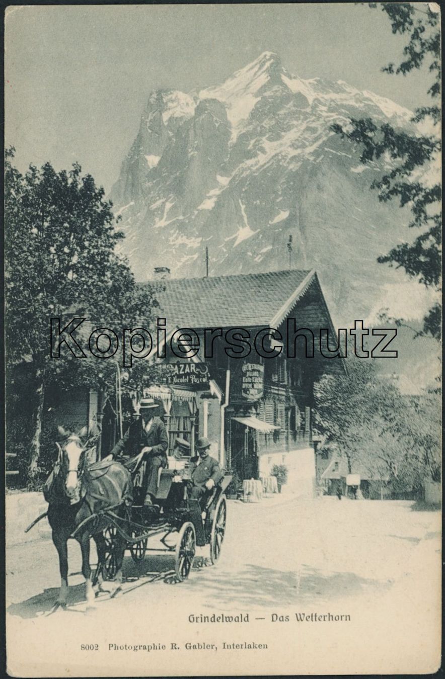 Cartoline postali: BE Grindelwald - Kutsche – Nuovo (secondo la descrizione) da Schindellegi venduto da leecollect