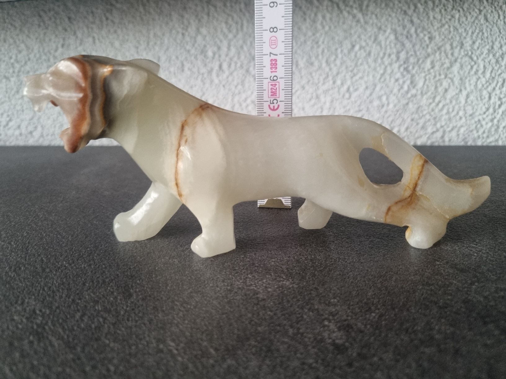 Statuette: Onyx-Panther, Maison Jansen, ca 1930 – Usato da Heimberg venduto da Blitzli3