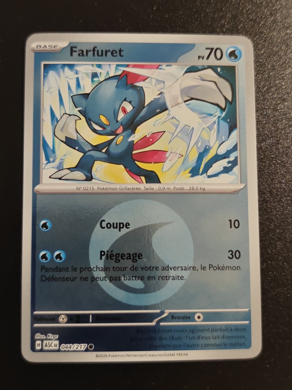 Pokémon Carte collezionabili: Farfuret Reverse (044/217) - Héros Transcendants – Usato da Cormondreche venduto da pajojo