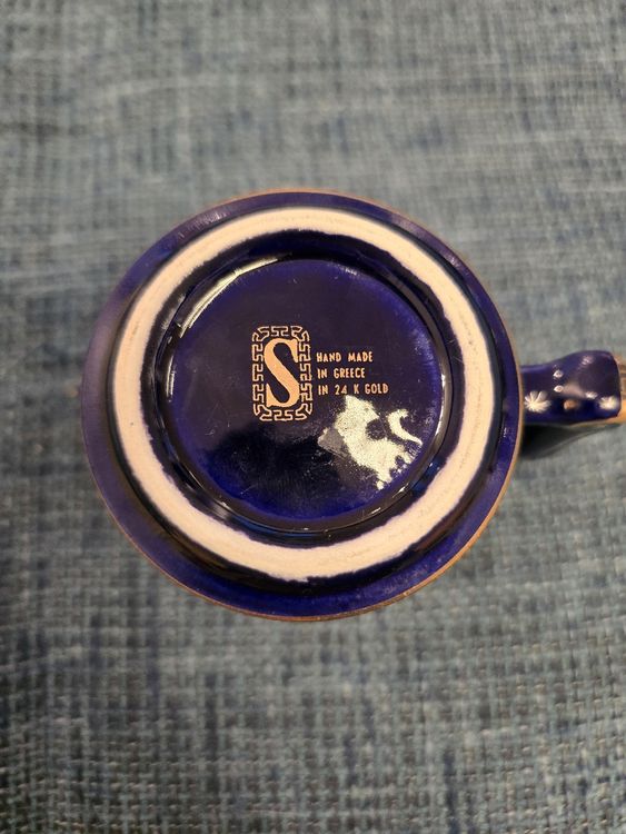 Assiettes: Griechischer Teller & Tasse 24K Gold handbemalt – D'occasion à Basel par Ab_cha 4