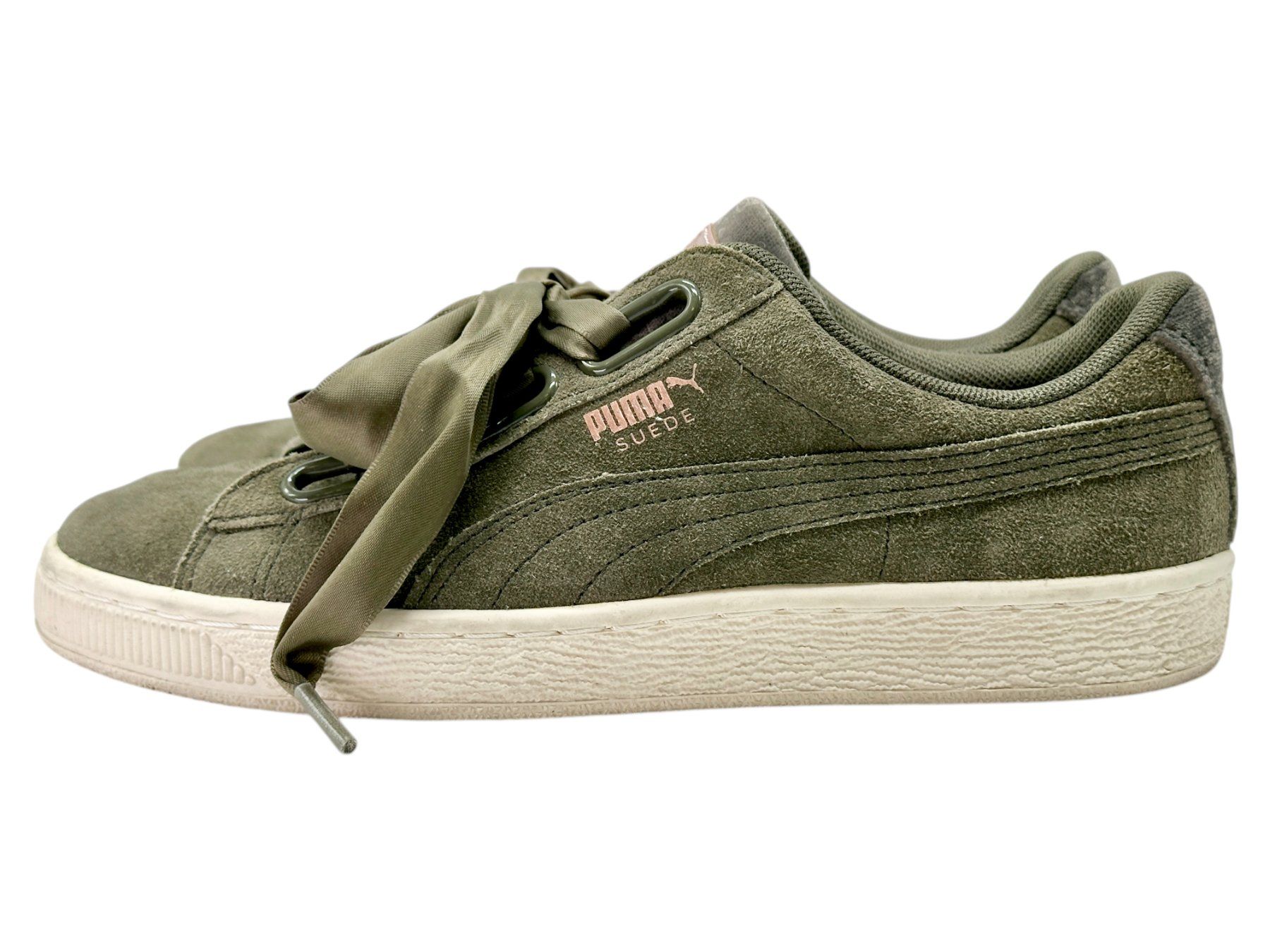 Puma Scarpe da donna: Puma Suede Heart olive. Pointure 38 – Usato da Morges venduto da magicle 6