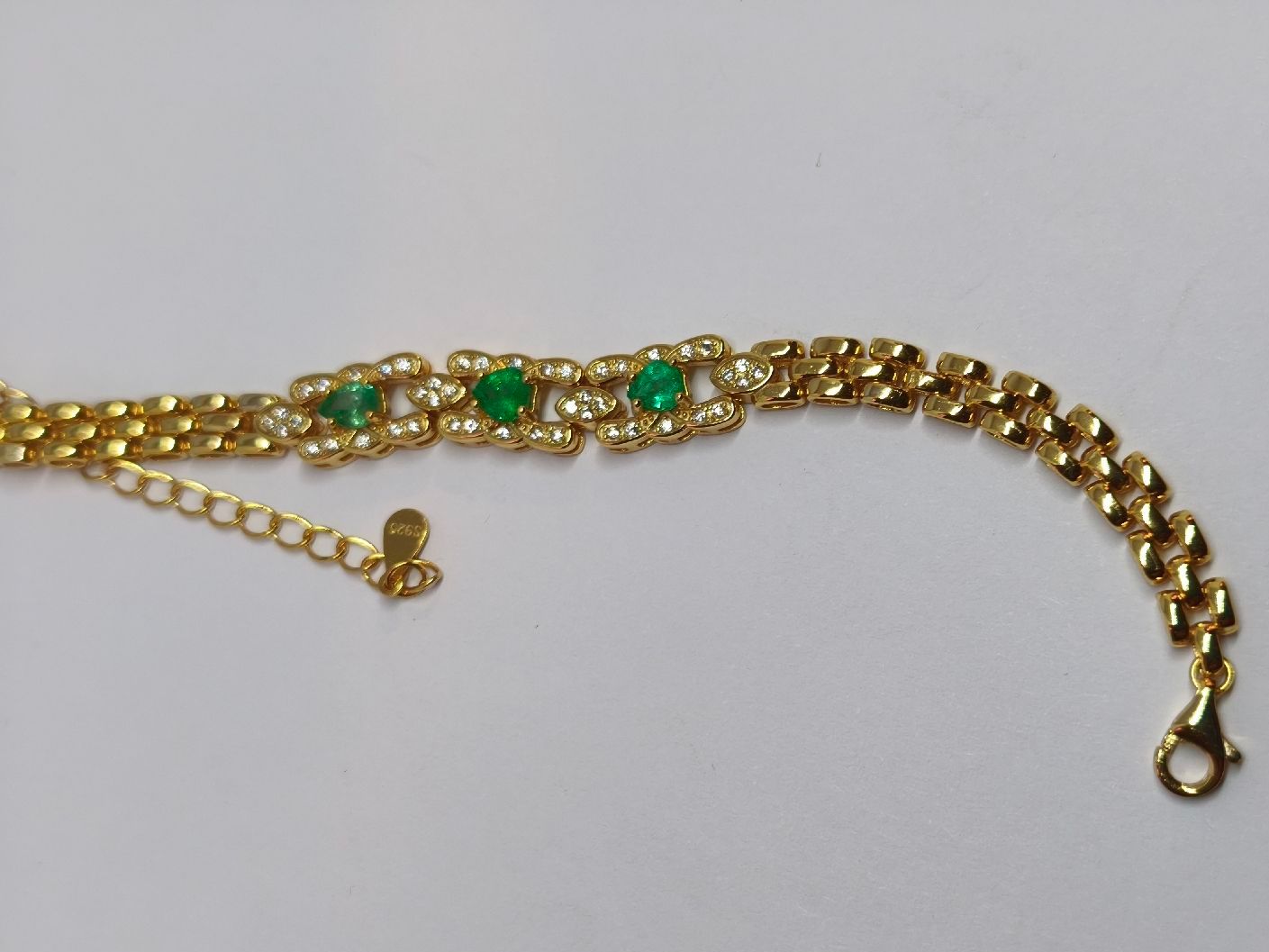 Armbänder & -reifen: Natur Smaragd Armband, Silber 925 – Neu (gemäss Beschreibung) aus St. Gallen von GIULESGG 4