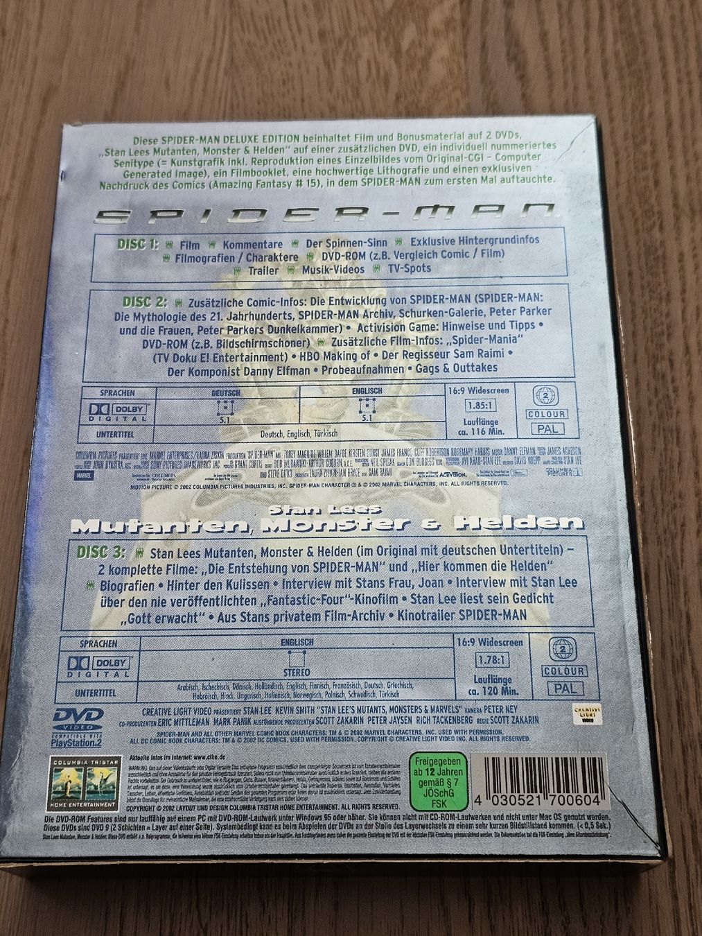 Tutti i DVDs: Spider-Man Deluxe Edition DVD Set mit Comic, Grafik uvm. – Nuovo (secondo la descrizione) da Klingnau venduto da Eibermend1 4
