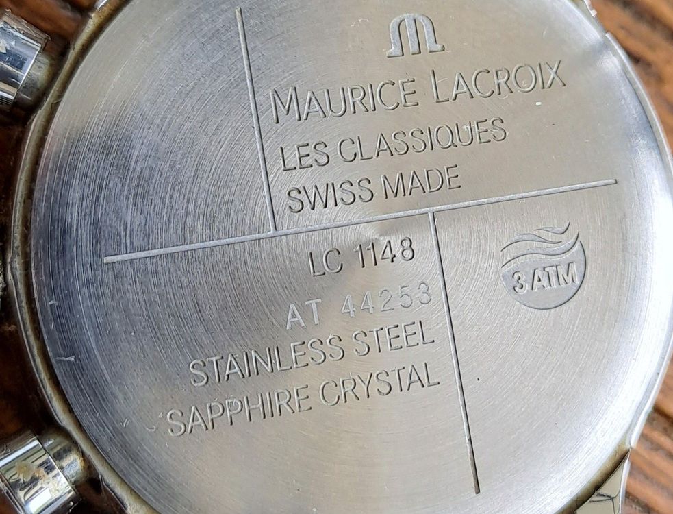 Maurice Lacroix Orologi: MAURICE LA CROIX CHRONO – Usato da Wallisellen venduto da monbijoux009 3