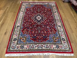 Dekorativer Perserteppich Kashan 206*144 cm *gratis Versand*