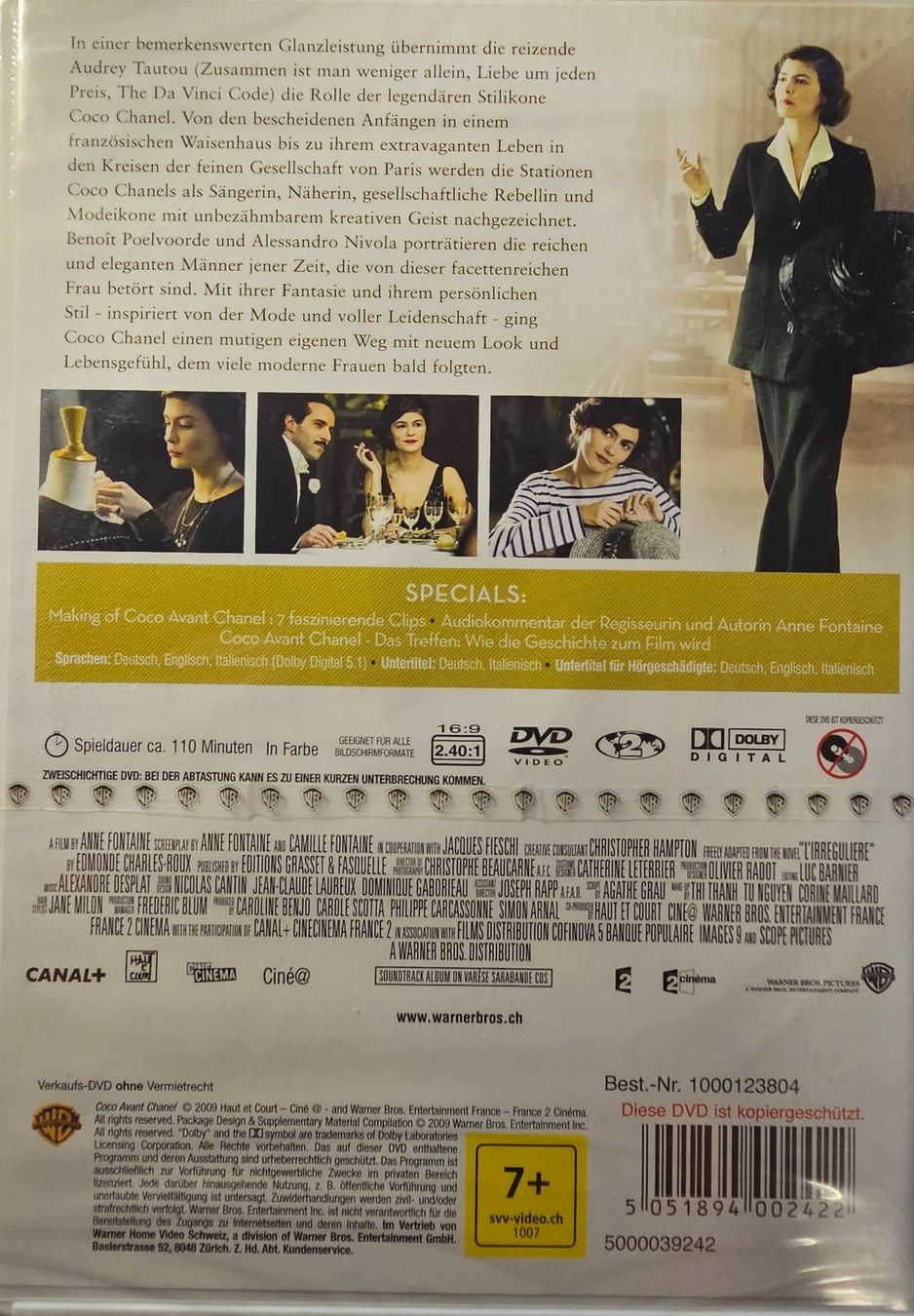 Alle DVDs: Coco Chanel - Der Beginn einer Leidenschaft – Neu und originalverpackt aus Wahlen b. Laufen von Cg10 1