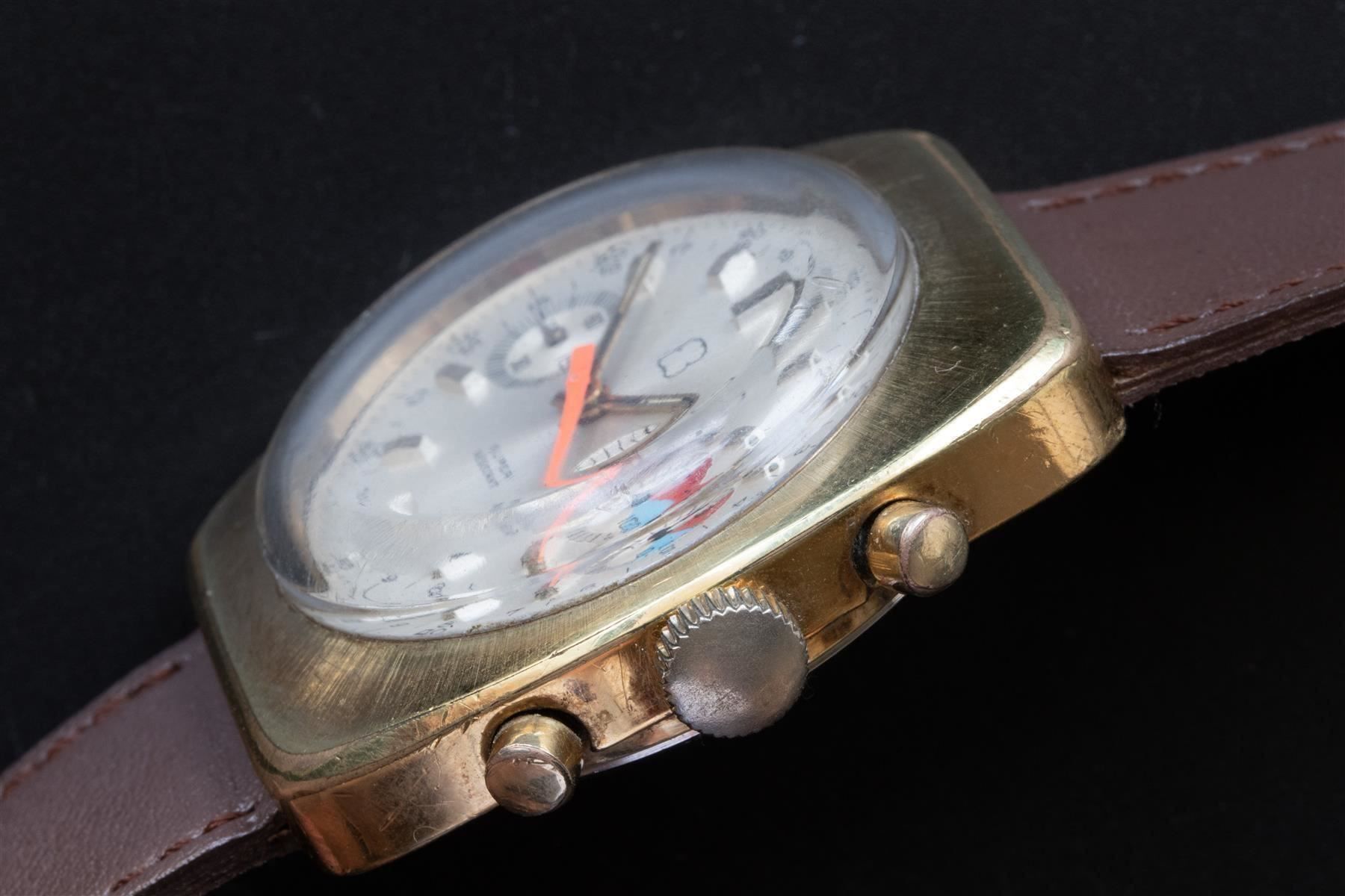 Valjoux Orologi: Sammelwürdiger Valjoux 7734  Chronograph Prototyp?  - 5L – Usato da Zürich venduto da papsas 2