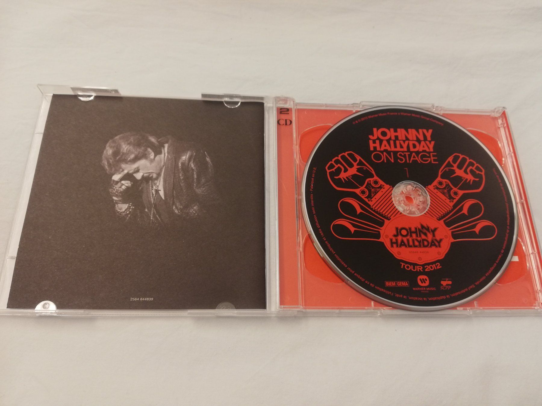 CDs: JOHNNY HALLDAY - ON STAGE – Gebraucht aus Bern von Vinylsound.ch 2