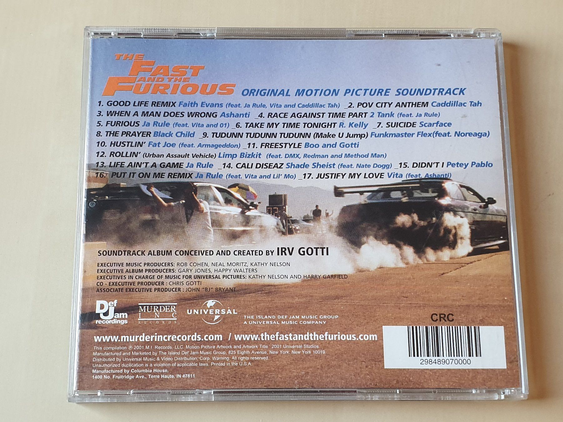 CD: The Fast and the Furious – Usato da Stansstad venduto da collectorsshop 1