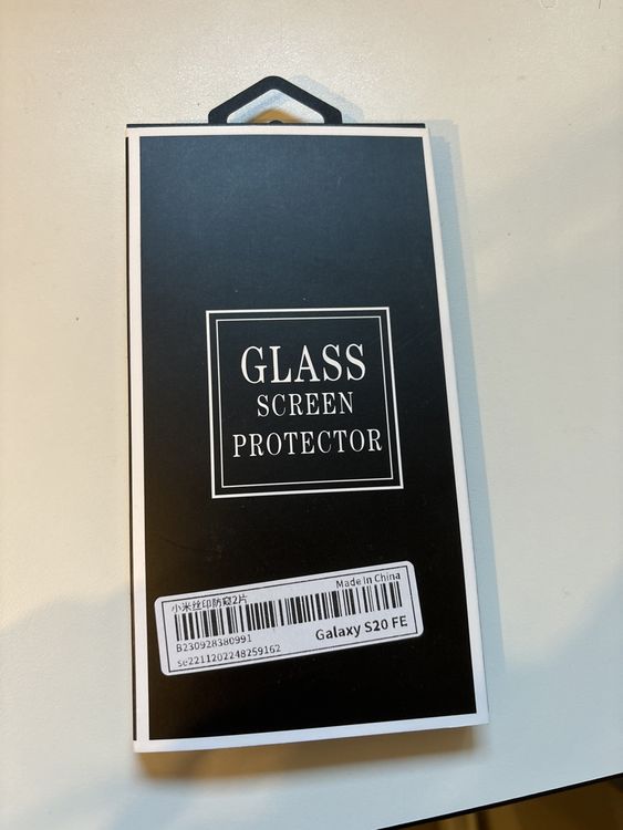 Glass Screen Protector / Schutzglas für Samsung Galaxy S20FE 1