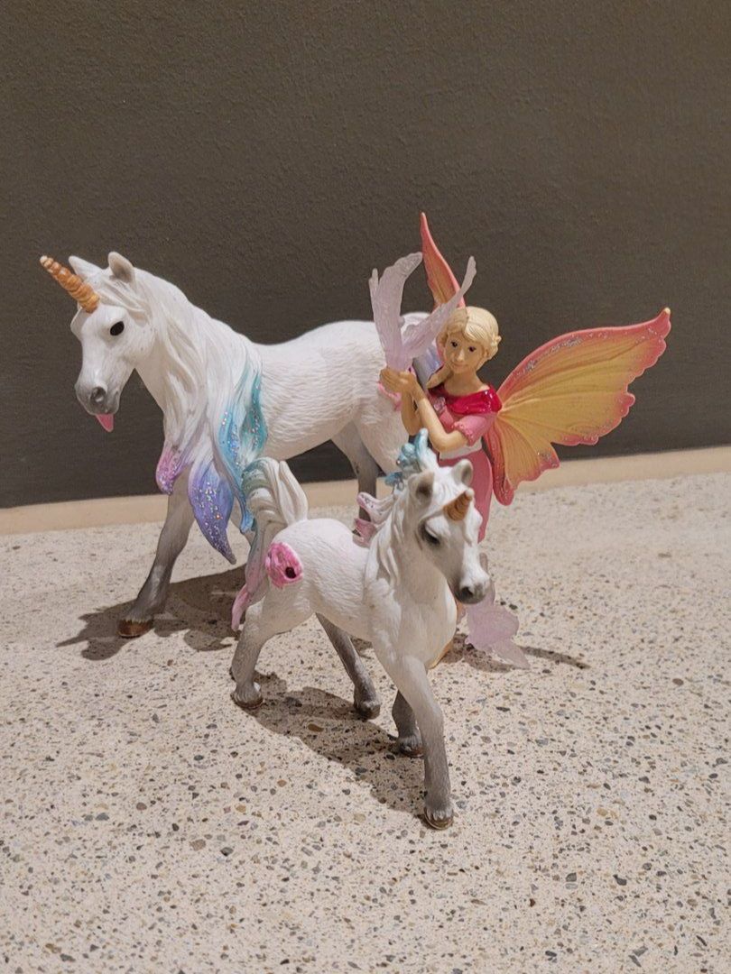Schleich Giocattoli: Einhörner und Fee (von Schleich) – Usato da Oberuzwil venduto da schoenenberm