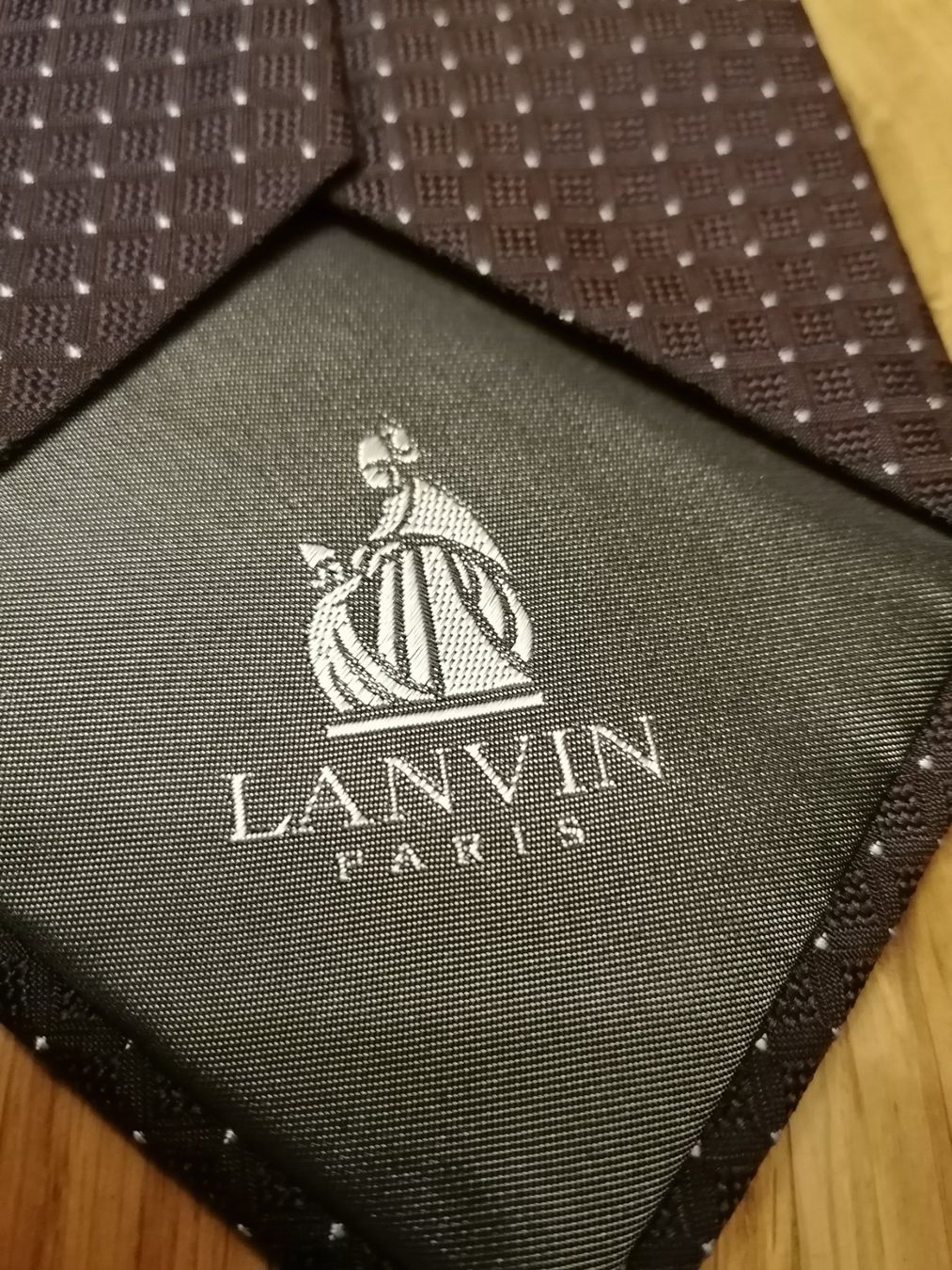 Lanvin Cravatte: Lanvin Paris Krawatte 100% Seide - Nr 244 – Usato da Basel venduto da vintagecollector 3