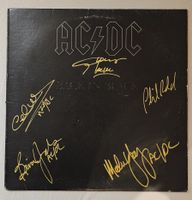 AC/DC Back in Black Full signed Autograph + COA