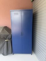 Garderoben-/Büroschrank, metall, dunkelblau