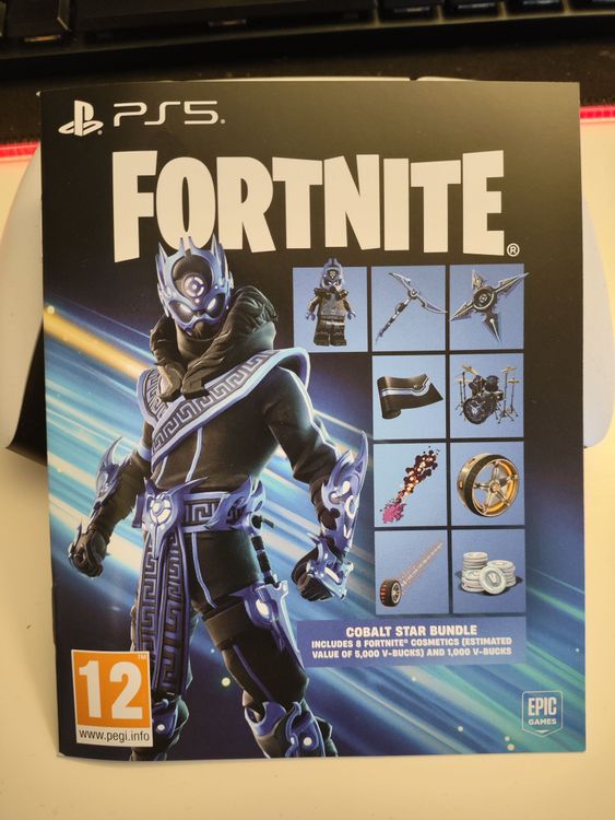 Lvret Fortnte Cobalt Star Avec Code PS5 Négocable | eBay