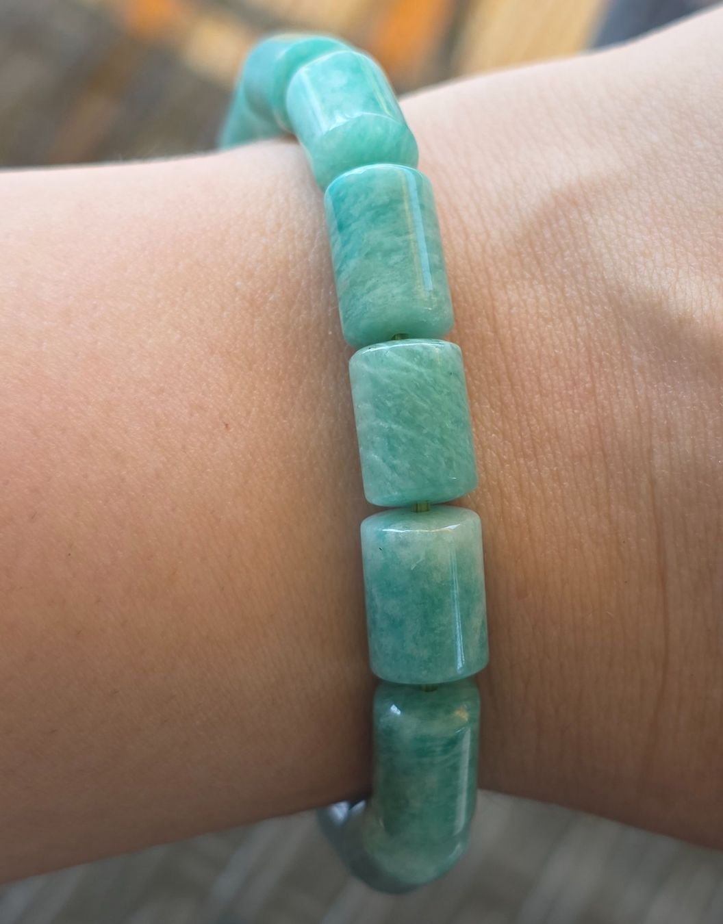 Mineralien & Heilsteine: 💚 Amazonit Sommerarmband ✨ Nr B – Neu und originalverpackt aus Matzingen von Shay_Crystalz
