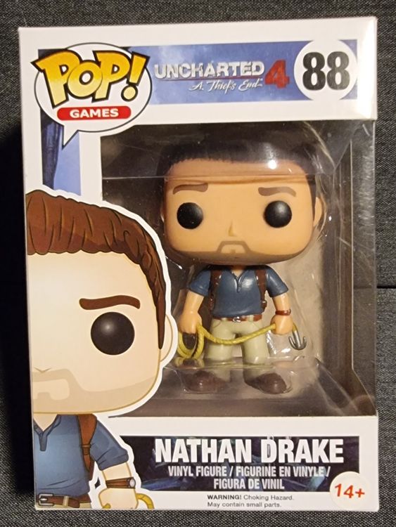 Funko Pop! Uncharted 4 - Nathan Drake 88 (Neu (gemäss Beschreibung)) in ...