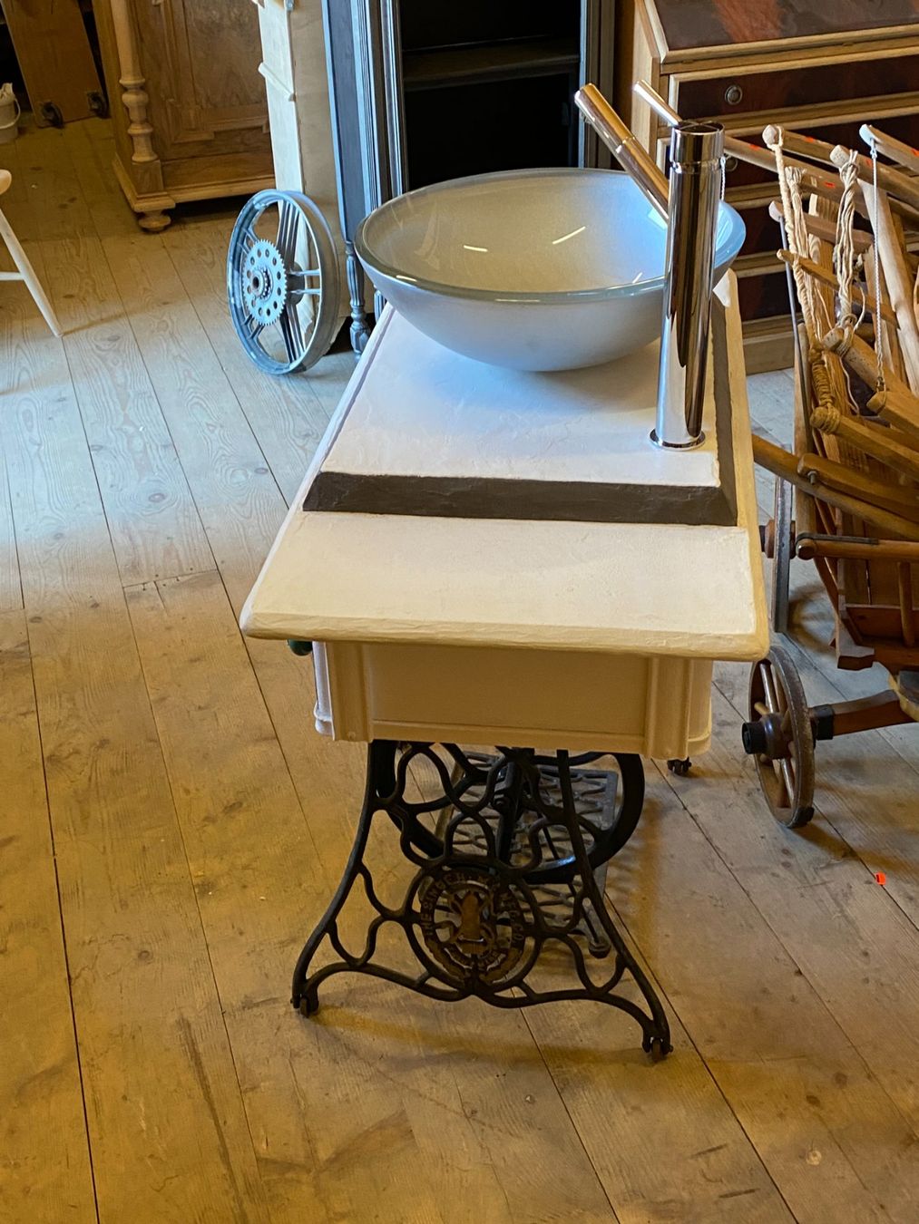Mobili per bagno: ART 367-J Meuble vasque SINGER – Usato da Pont-La-Ville venduto da BCMGLEAL 2