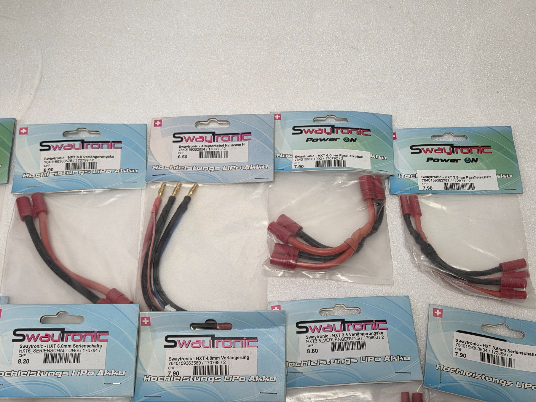 Modellismo RC: diverse Swaytronic Stecker-/Adapterkabel 15-teilig – Nuovo e nell'imballaggio originale da Hittnau venduto da Sika86 2