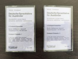 Deutsche Sprachlehre für Ausländer Kassetten 2 Stück