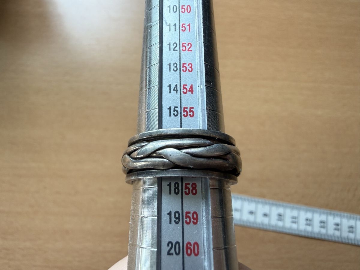 Anelli: Vintage-Ring aus 925er Silber, Größe 57 – Usato da Lamone venduto da LaCantinaMagica 6