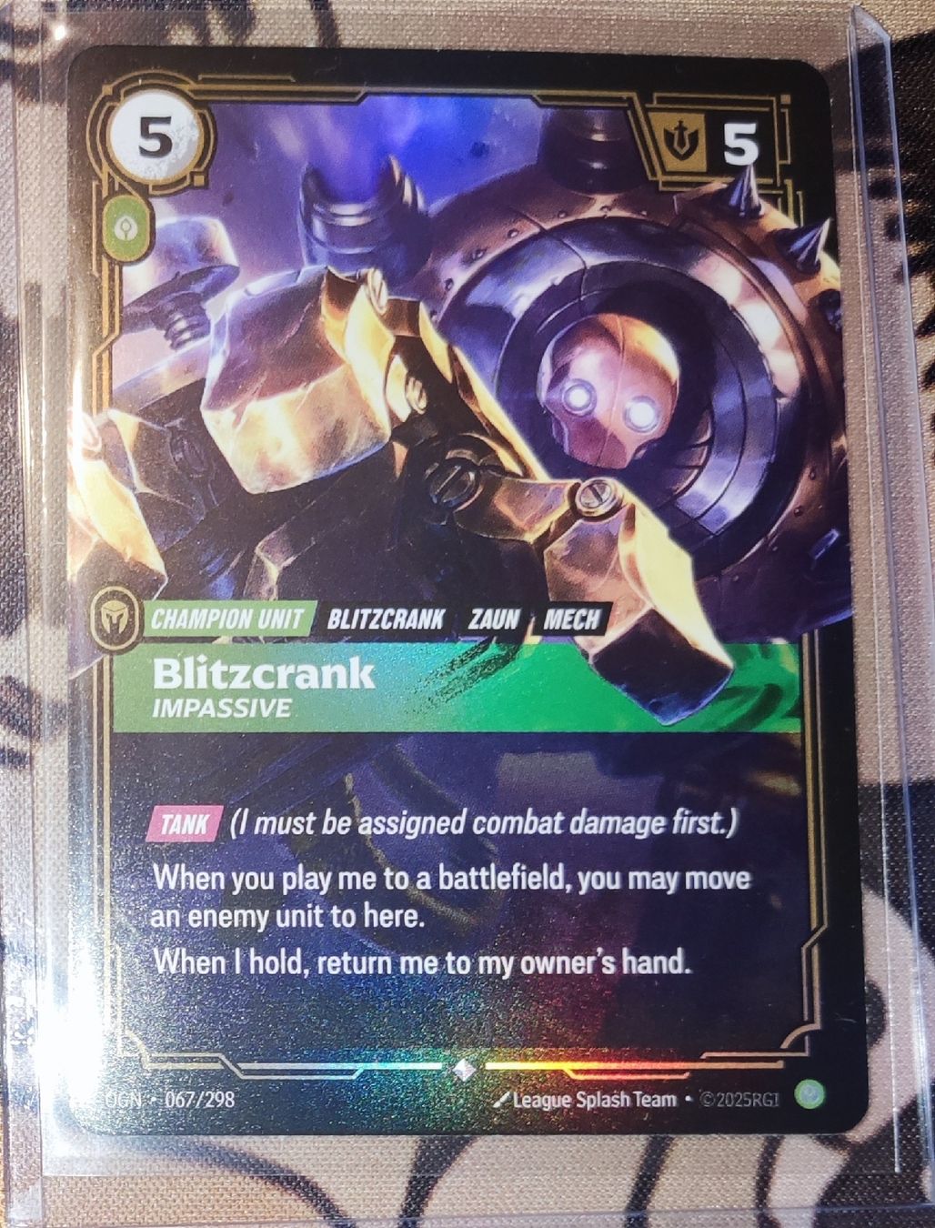 Carte collezionabili: Riftbound Blitzcrank impassive  - 067/298 – Nuovo (secondo la descrizione) da Genève venduto da EMellau 1
