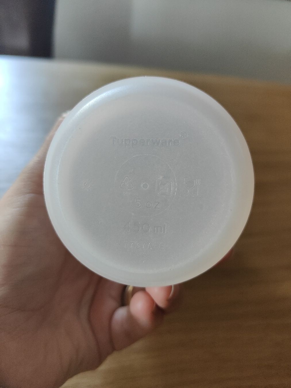 Tupperware Küchengeräte: Tupperware Shaker mit Deckel blau 350ml guter Zustand – Gebraucht aus alikon von creativia 1