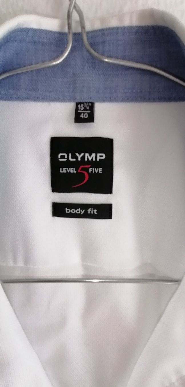 Camicie: Hemd weiss Olymp body fit Grösse 40 – Usato da Rheinfelden venduto da womanskirtSecondhand 1