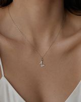 925 Sterling Silber Kette Schmetterling Y2K-Style