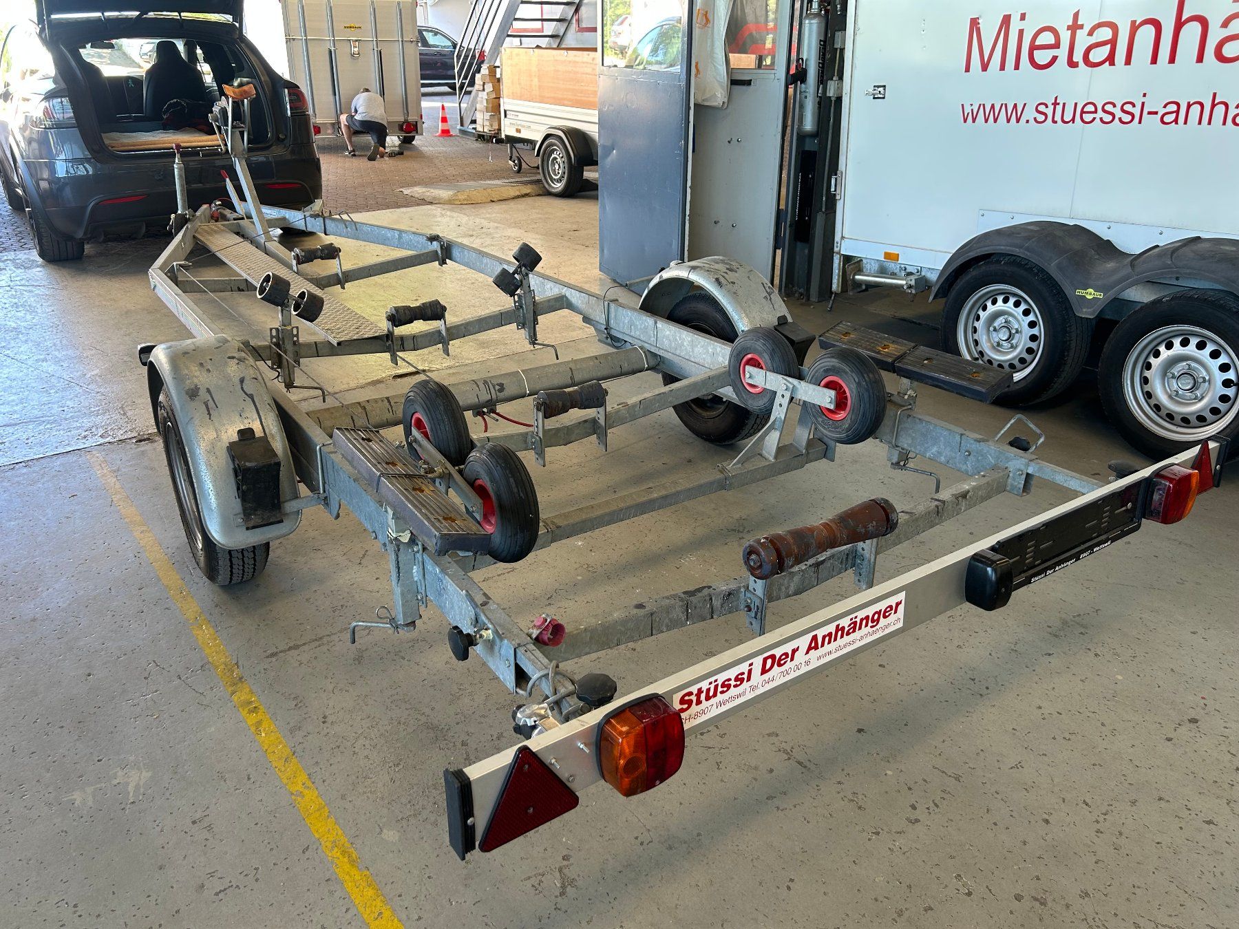 Stüssy Rimorchi: Motorbootanhänger G.G. 1300 kg – Usato da Wettswil venduto da Stuessi54 1