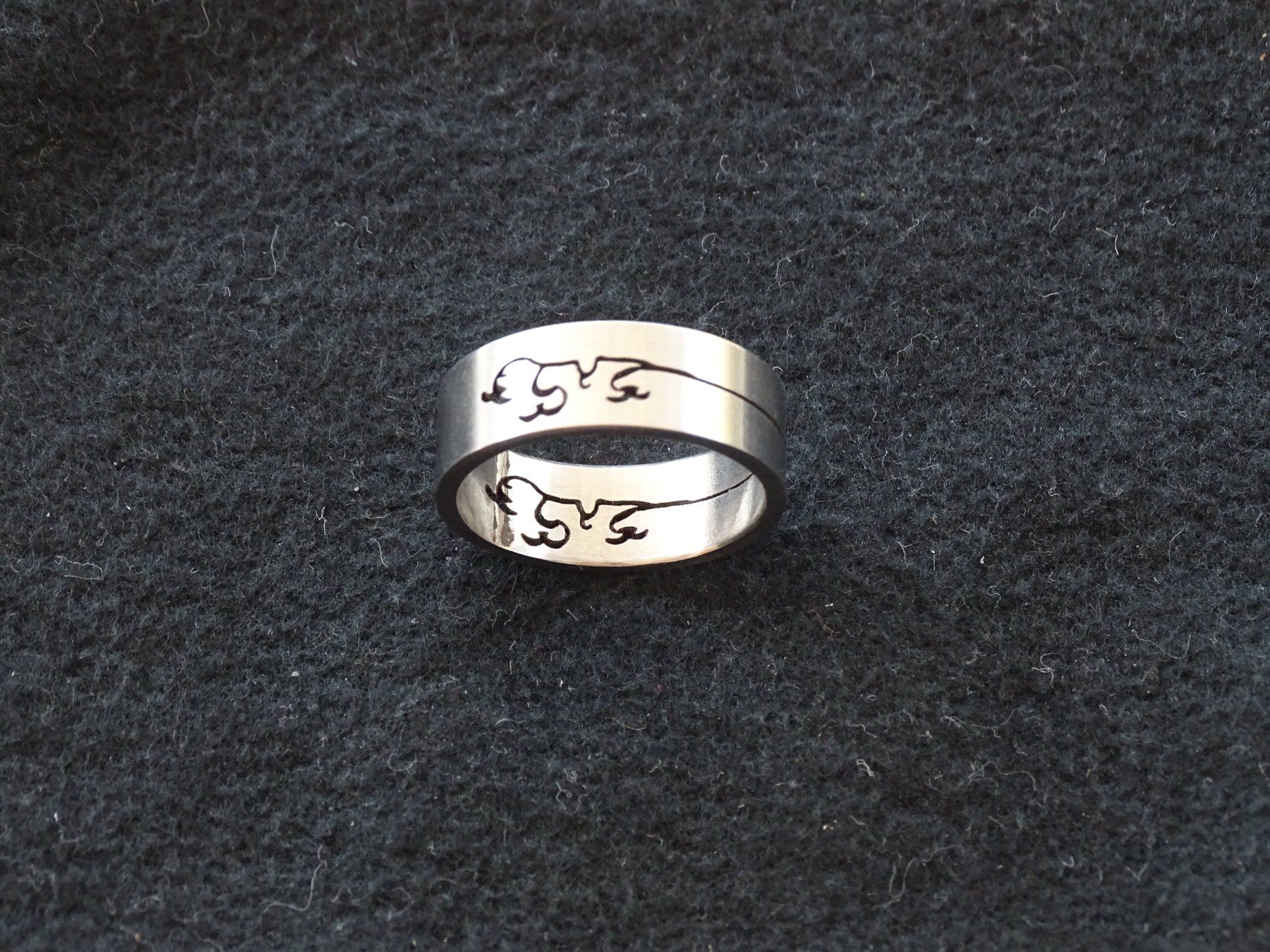 Anelli: Ring Edelstahl Einhorn – Nuovo (secondo la descrizione) da Obergerlafingen venduto da STOGS