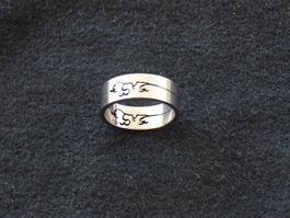 Ring Edelstahl Einhorn