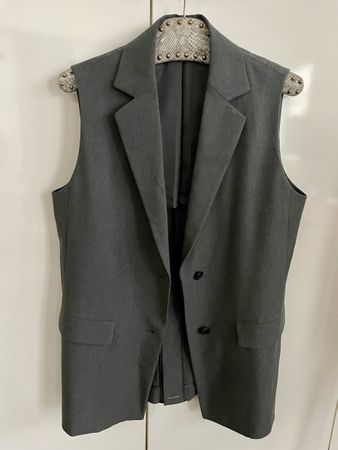 Blazer Weste Uniqlo (dunkelgrau / Gr. M)
