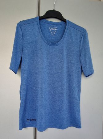 Maglietta Maier Sports blu EU 38/40 (M/L) poliestere nuovo.