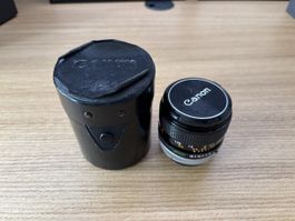 Canon Lens FD 24mm 1:2.8 S.S.C. Prime Lens with Case