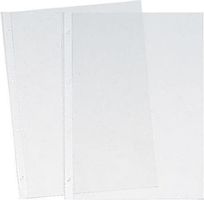 100 supertransparente Büroline-taschen A4