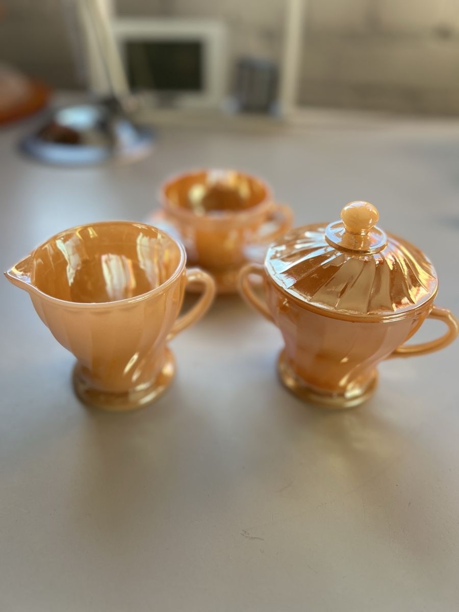 Set di piatti: Fire King Kaffee Service – Usato da Trub venduto da brockitrub 2