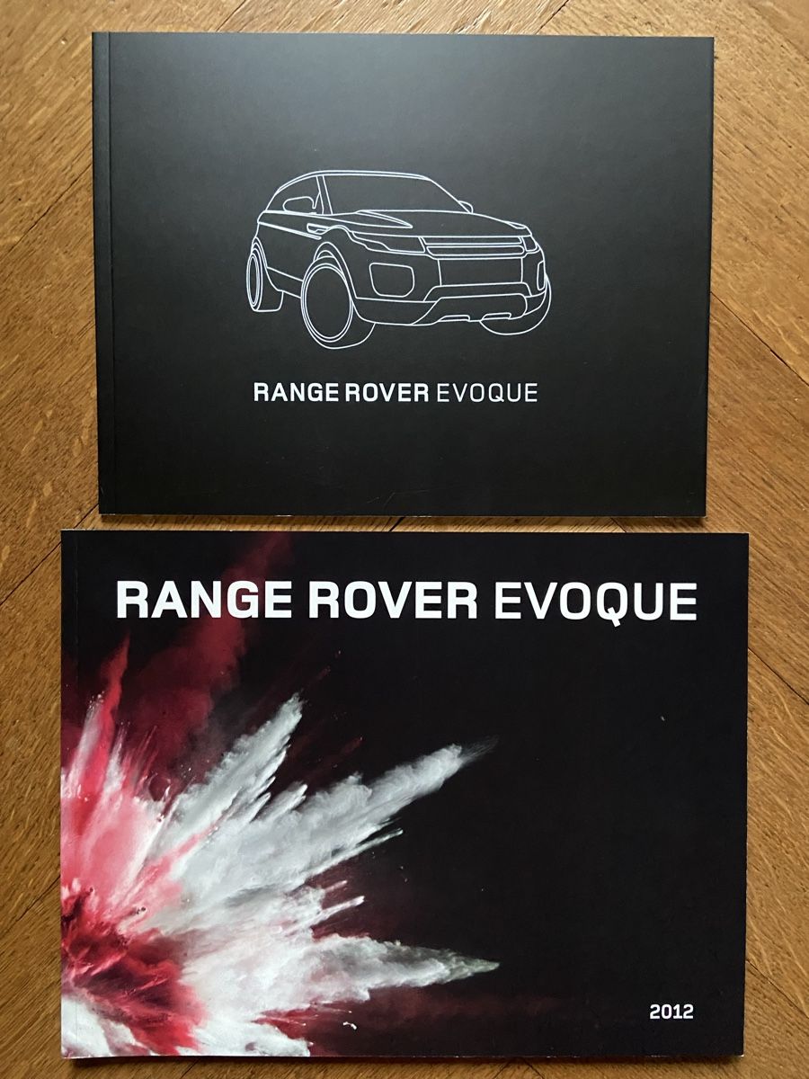 Land Rover Documenti: RANGE ROVER EVOQUE Prospekt-Konvolut 2011 2012 brochure lot – Usato da Langenthal venduto da Andreasdavidk