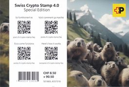 Swiss Crypto Stamp 4.0, Holz, NEU & OVP