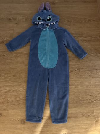 Stitch Kinderkostüm, Overall, kuschelig