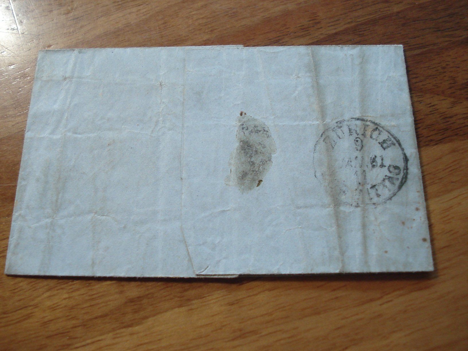 Alle Briefmarken: Strubeli-Faltbrief 1861, – Gebraucht aus Niederwil AG von morostahu 3