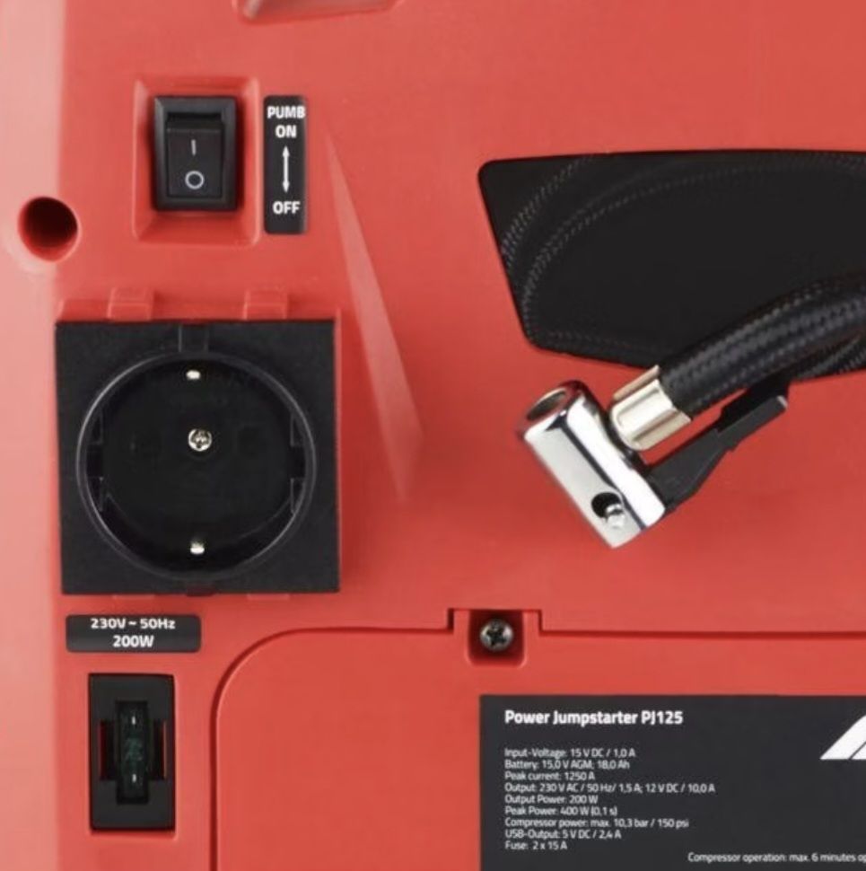 Caricatori & Batterie: Energiestation - Starthilfe / Kompressor - Formula 1 PJ 125 – Nuovo e nell'imballaggio originale da Reinach BL venduto da HT20 1